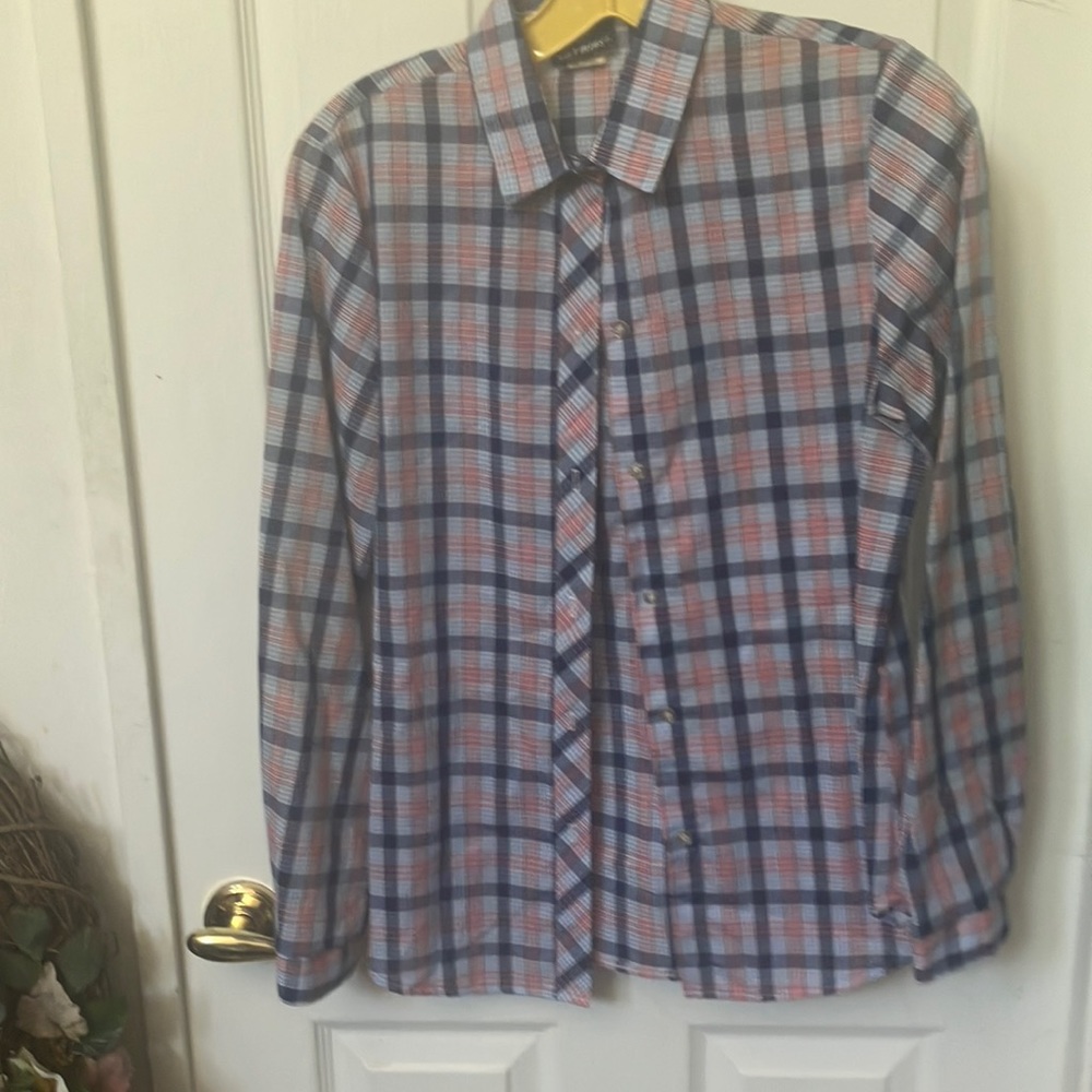 FINAL MARKDOWN Vintage koret city blues blouse 10